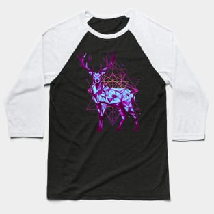 Geometric Deer Baseball T-Shirt